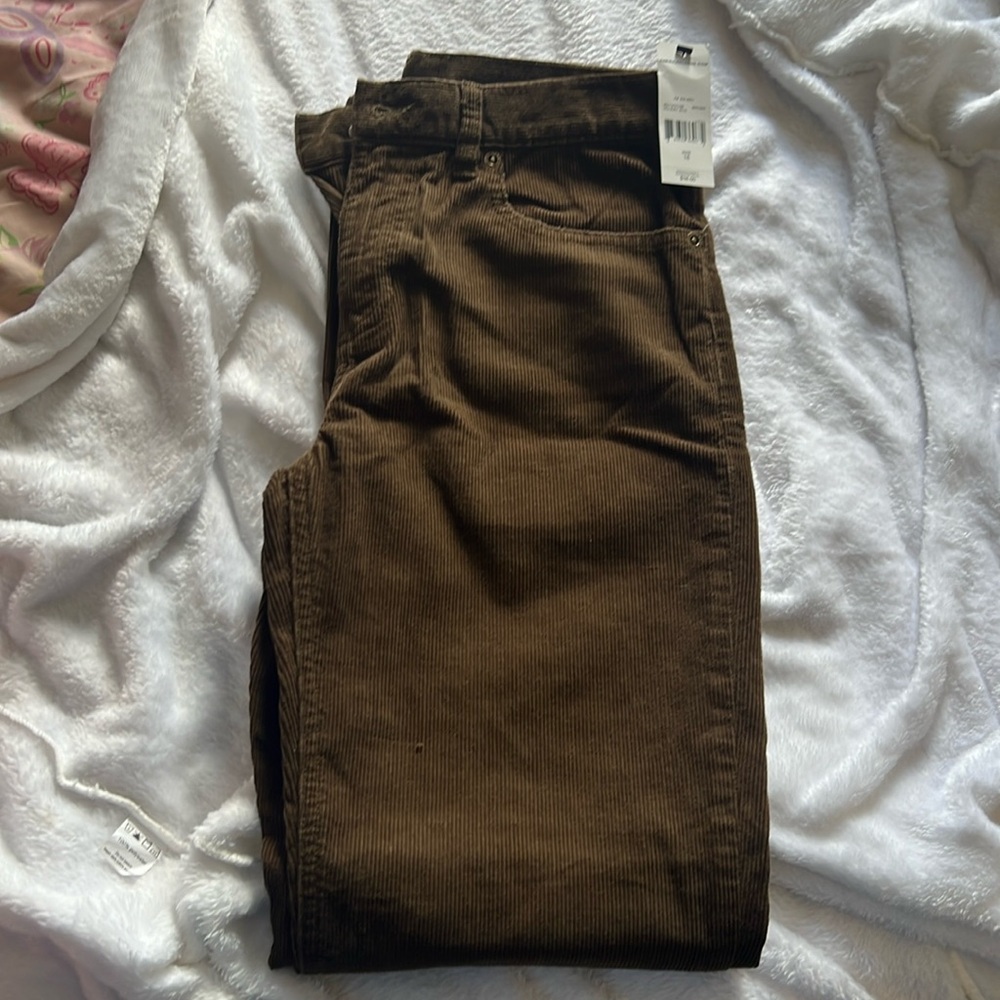 American Living Brown Corduroy Jeans NWT Boys Size 16